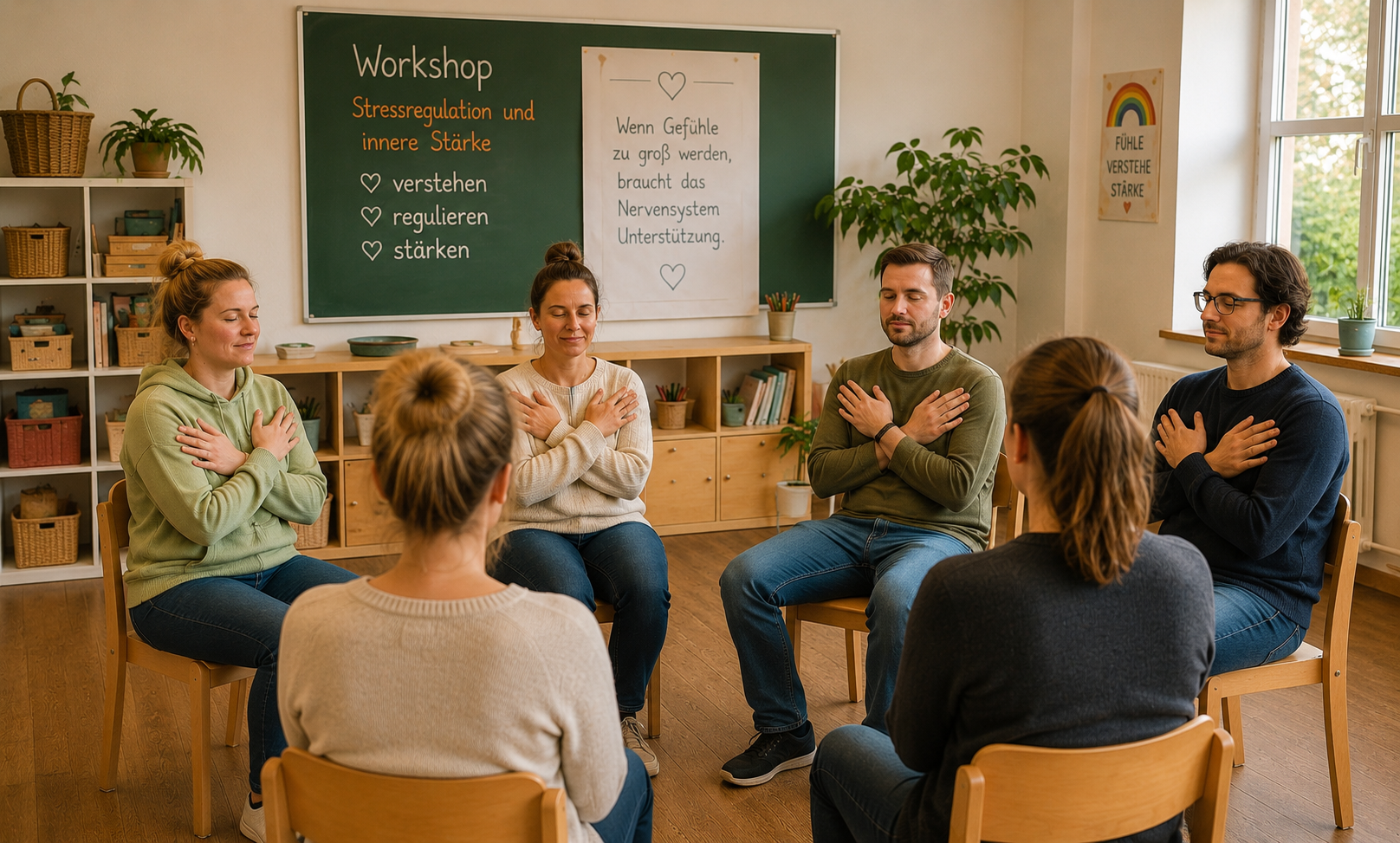 Pädagogische Fachkräfte im Workshop-Kreis